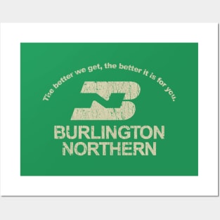 Burlington Northern 1970 Posters and Art